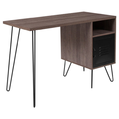 Flash Furniture NAN-JN-21735T-GG Woodridge Collection Computer Desk 43-1/4"W X 21-1/2"D X 30"H