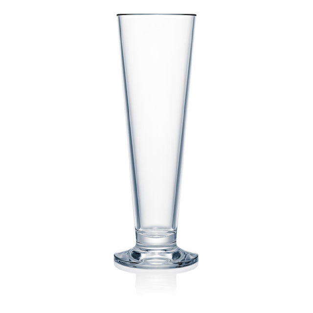 Steelite N411603 Strahl® Design Footed Pilsner 16-3/4 Oz. (H 9-1/2" M 3-1/4" T 3-1/8" B 3-1/4") Shatter Proof