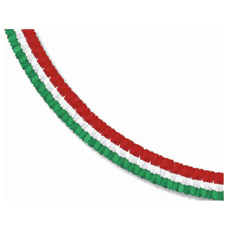 Hubert 86835 - Arch Garland, 12', Crepe Paper
