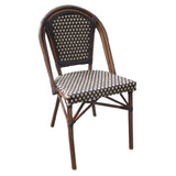 Plantation Prestige Commercial Furniture 2140700-04 Cayman Side Chair Stackable Designed For Outdoor/indoor Use