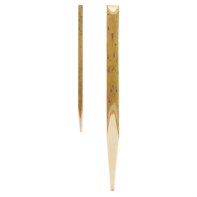 PacknWood 209BBKUR6 - Kuromoji Black Willow Pick/Toothpick, 2.4" X 0.08", Freezer Safe