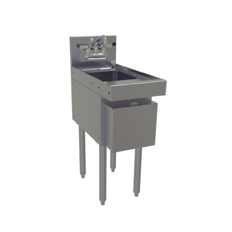 Glastender HSB-12-AD Underbar Hand Sink Unit Free Standing 12"W X 24"D