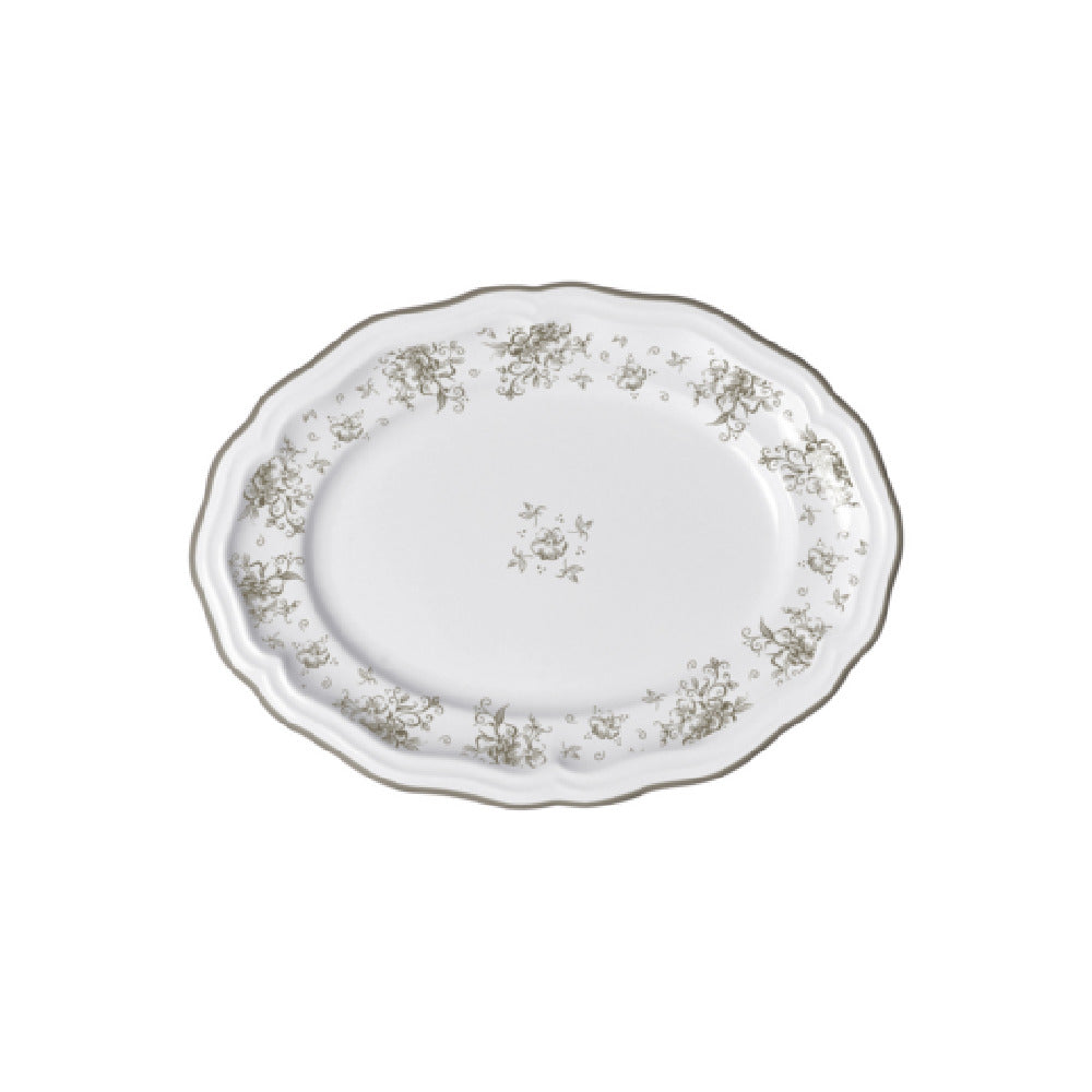 Steelite 62555FP818 Oval Platter 9.0" X 6.75" X 0.875" Adelina