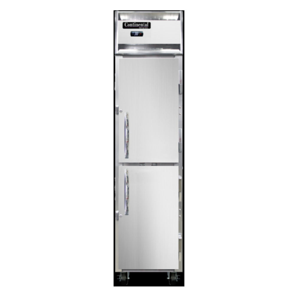 Continental Refrigerator 1RSENSAHD Slim Line Refrigerator Reach-in 17-3/4"W
