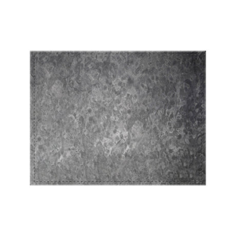 Risch TABLEMAT-MET 17X13 Brushed Metallic Faux-leather Table Mat (specify Color)