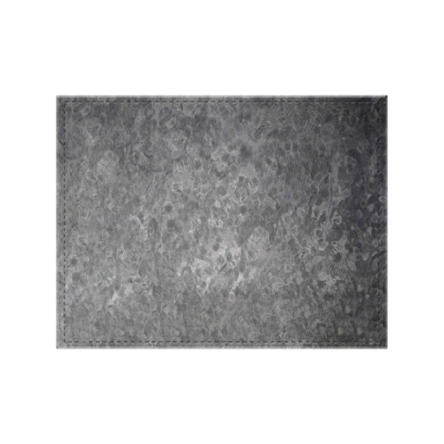 Risch TABLEMAT-MET 17X13 Brushed Metallic Faux-leather Table Mat (specify Color)