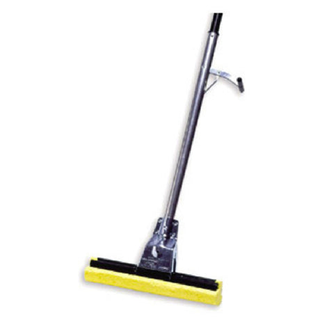 Rubbermaid FG643500BRNZ - Steel Roller Sponge Mop, 12", Cellulose Head