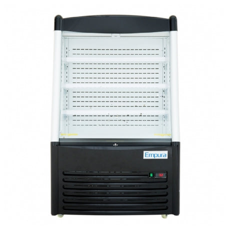 Empura Refrigeration EOM-36B Refrigerated Vertical Open Air Merchandiser 57.5" Height Black Exterior