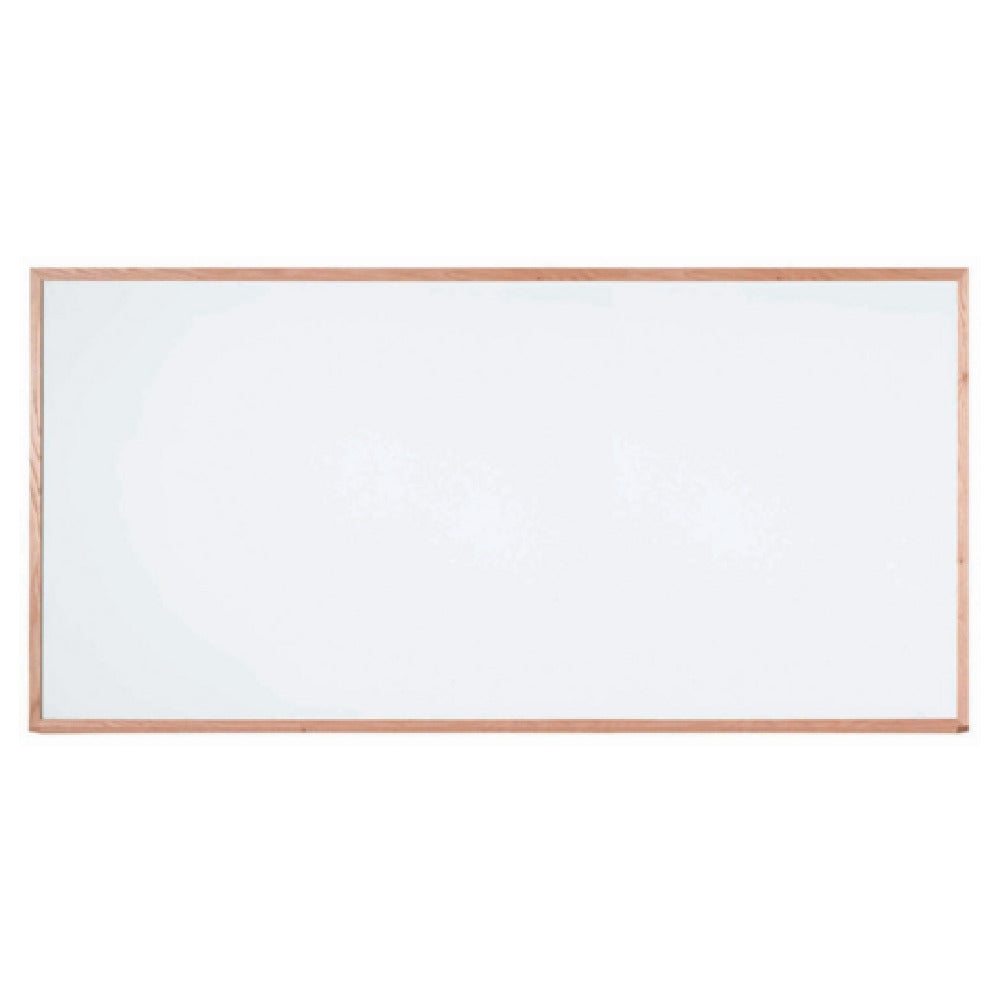 Aarco WOS4896 White Procelain Markerboard Wall Mount 96"W X 48"H