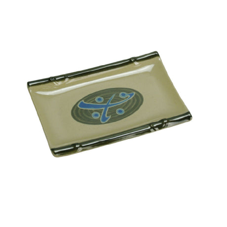 Yanco JP-1502 Japanese Sushi Plate 6-3/4"L X 4-1/2"W Rectangular