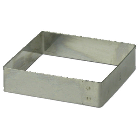 JB Prince M605 3.25 De Buyer Ring Mold 3-1/4" X 3/4"H Square