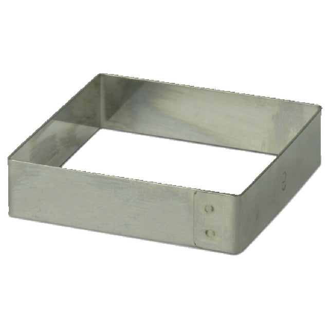 JB Prince M605 3.25 De Buyer Ring Mold 3-1/4" X 3/4"H Square