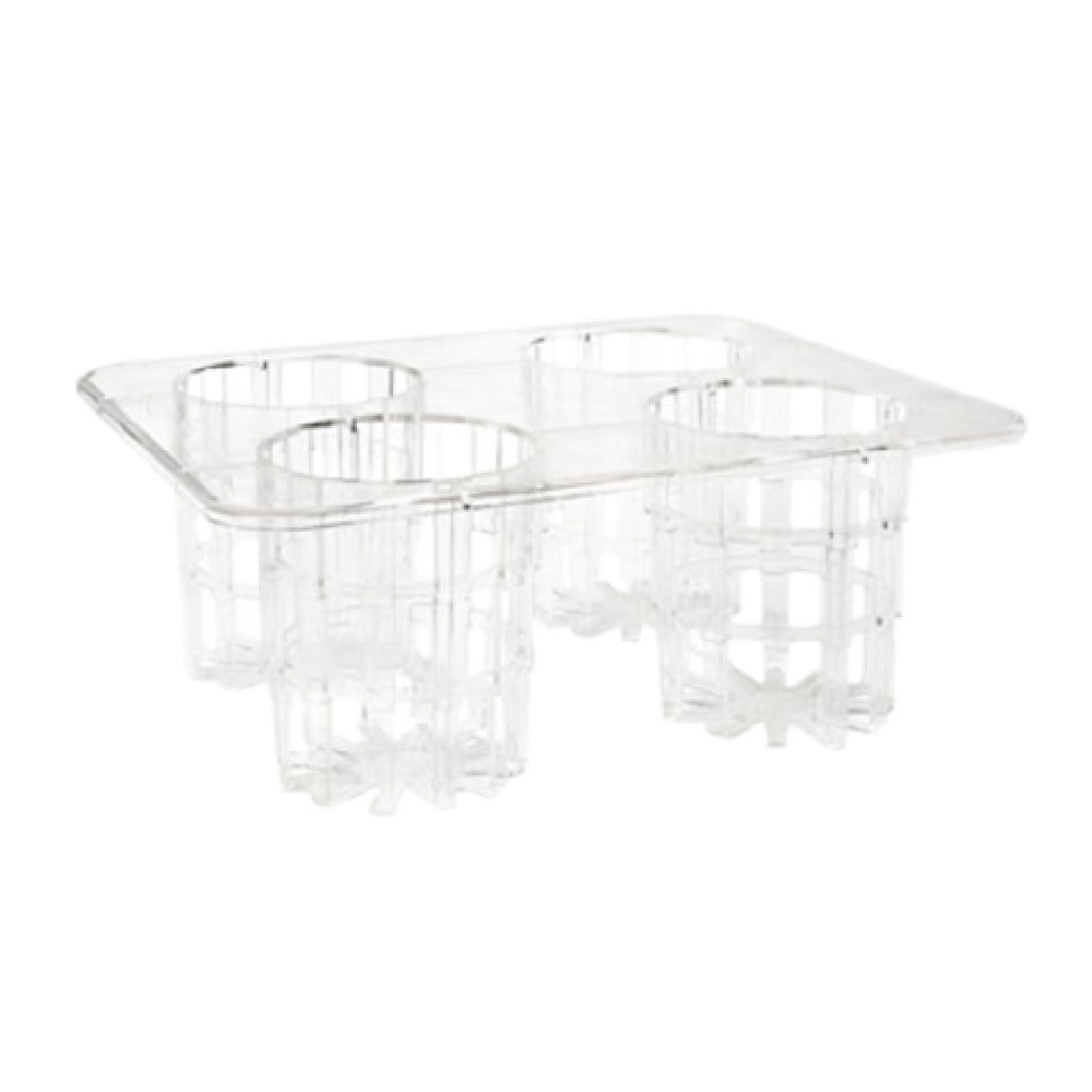 GET Enterprises SDB-32-PC-RACK Salad Dressing Rack 4 Slots Polycarbonate