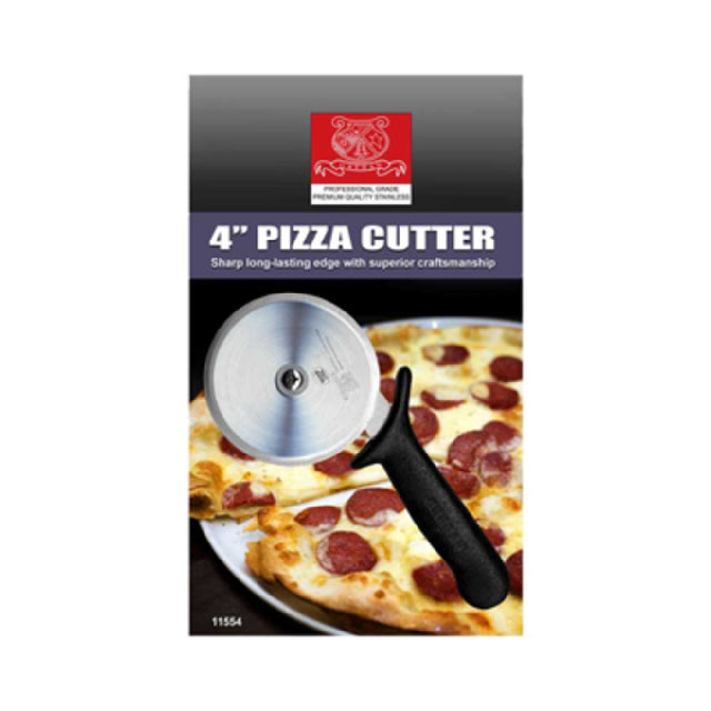 Omcan 21875 (21875) Pizza Cutter 4" Black Handle