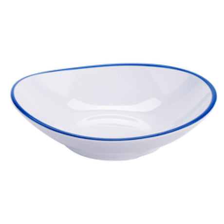 GET Enterprises B-100-W/CB Settlement Bistro™ Enamelware Bowl 10 Oz. (12 Oz. Rim Full) 7" X 6-3/4" X 1-1/2"