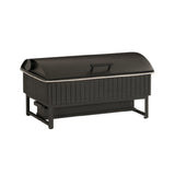 Cal Mil 23793-13 Brooklyn Chafer 23"W X 15"D X 13"H With Grooved Detailings