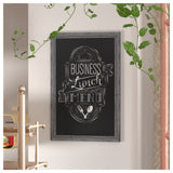 Flash Furniture HGWA-5GD-CRE8-272315-GG - Canterbury Magnetic Wall Mount Chalkboard