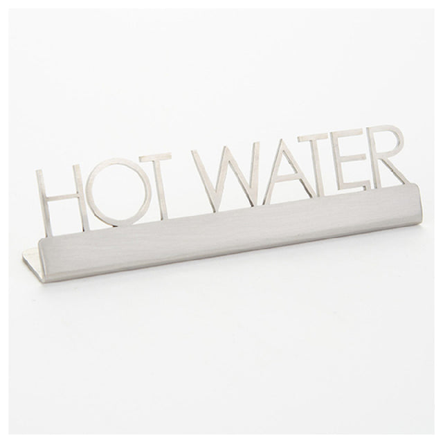 American Metalcraft SSHW5 Sign "hot Water" 5"L X 3/4"W X 1-1/2"H