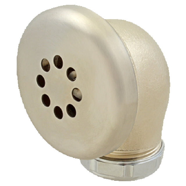 Franklin Machine Products 110-1260 Waste Drain Overflow Head 2-1/2"L Accepts 1-1/4" Overflow Tube