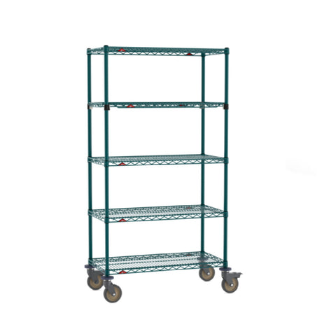 Metro SEZ-183668K3-MP-41 Super Erecta® Stem Caster Cart 36"W X 18"D X 68"H 5 Tiers