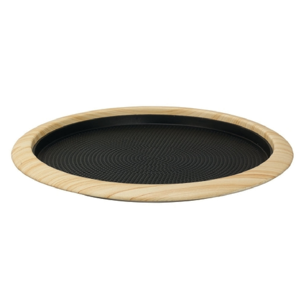 Service Ideas TR1412RILW Natural Elements Tray 14" Dia. (12" Dia. Inside) Round