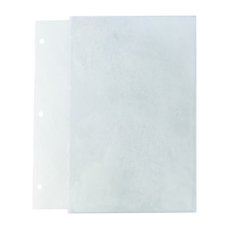 Risch PAGEPRO-CMBFFWD 8.5X14 Vinyl 3-Hole Punched Page Protector For CMBFF-WOOD