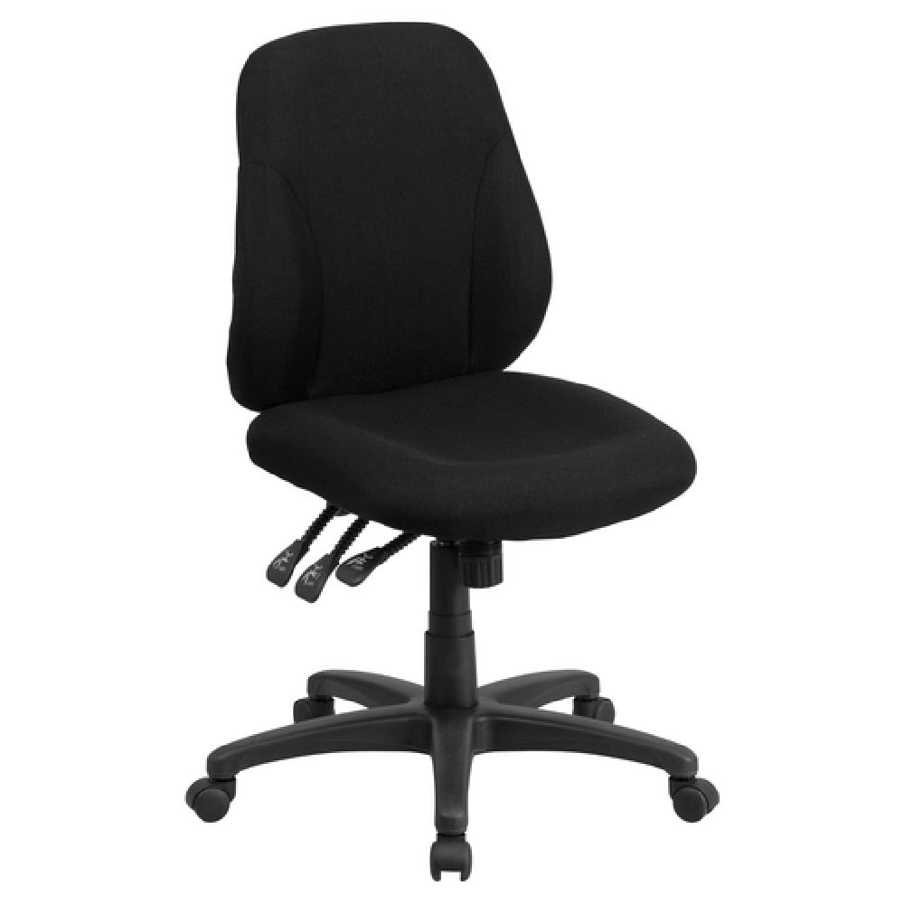 Flash Furniture BT-90297S-GG Ergonomic Swivel Task Chair 37-1/2" To 43" Adjustable Height