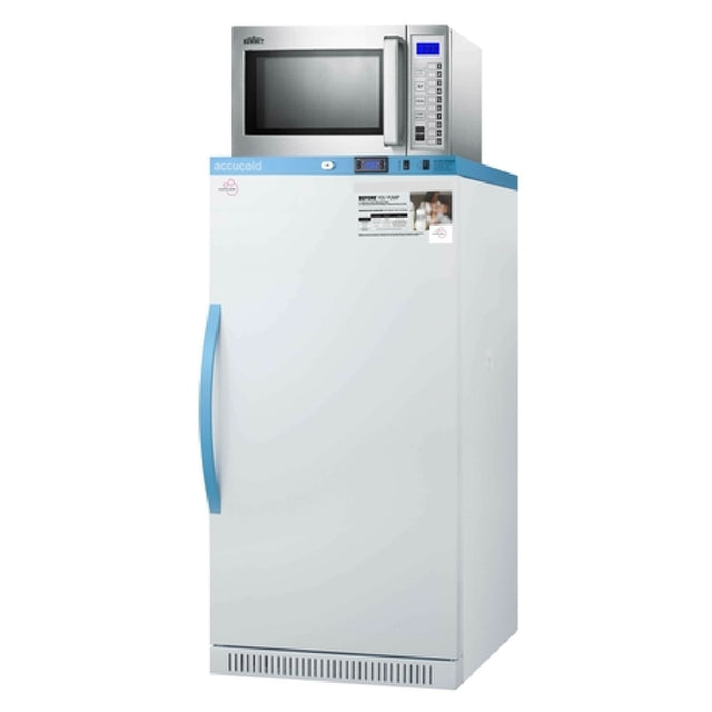 Summit MLRS8MCLK-SCM1000SS Accucold MOMCUBE™ Breast Milk Refrigerator With Microwave: