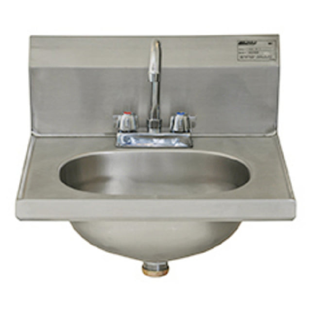 Eagle HSAD-10-F Hand Sink Wall Mount 13-1/2" Wide X 9-3/4" Front-to-back X 6-3/4" Deep Bowl