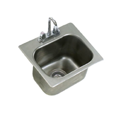 Eagle SR14-10-9.5-1 Self-Rimming Drop-In Sink One Compartment 14" Wide X 10" Front-to-back X 9-1/2" Deep Bowl