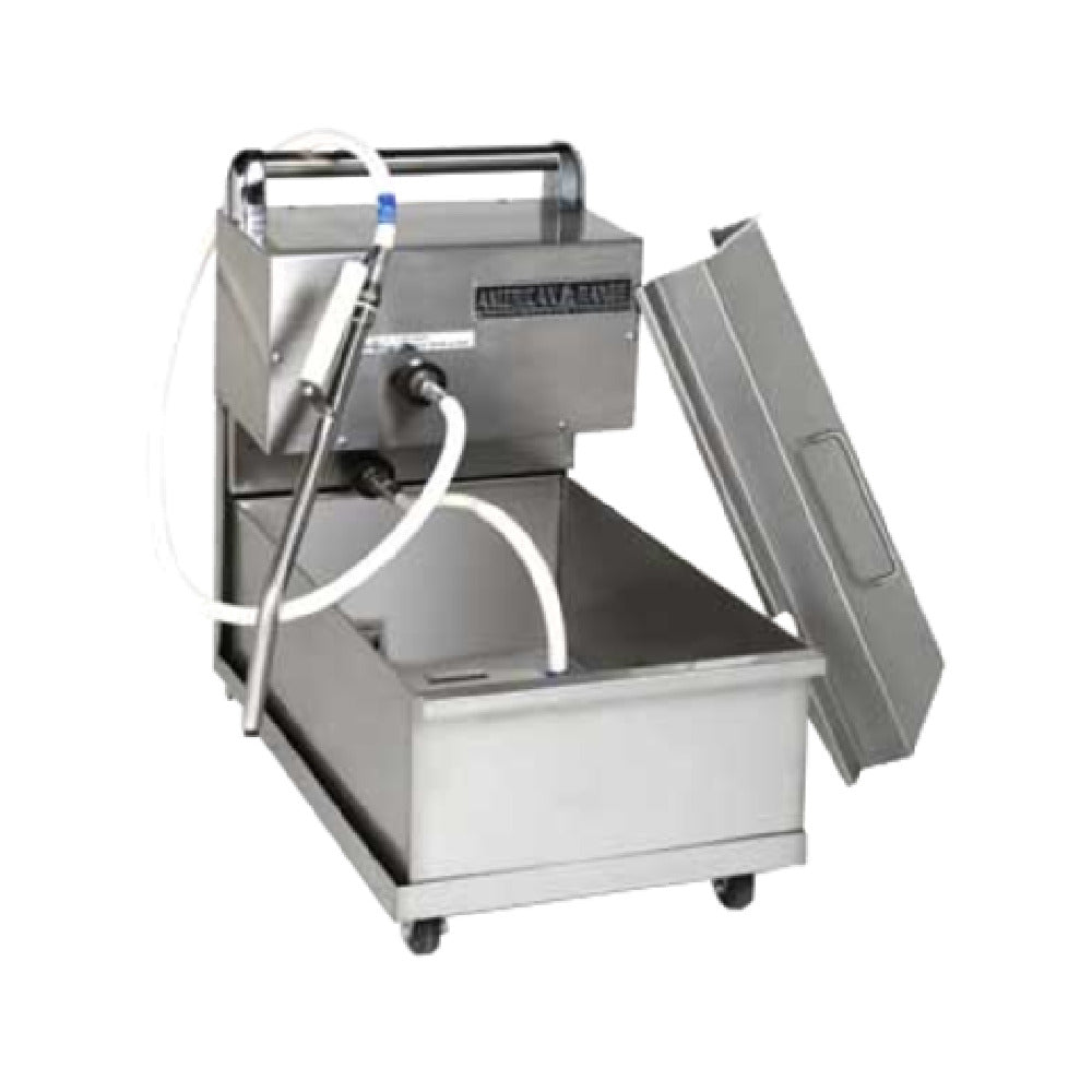American Range ARPFS-35/50 - Portable Fryer Filter System, 60 Lb. Oil Capacity, 1/2" Dia. Teflon Lined