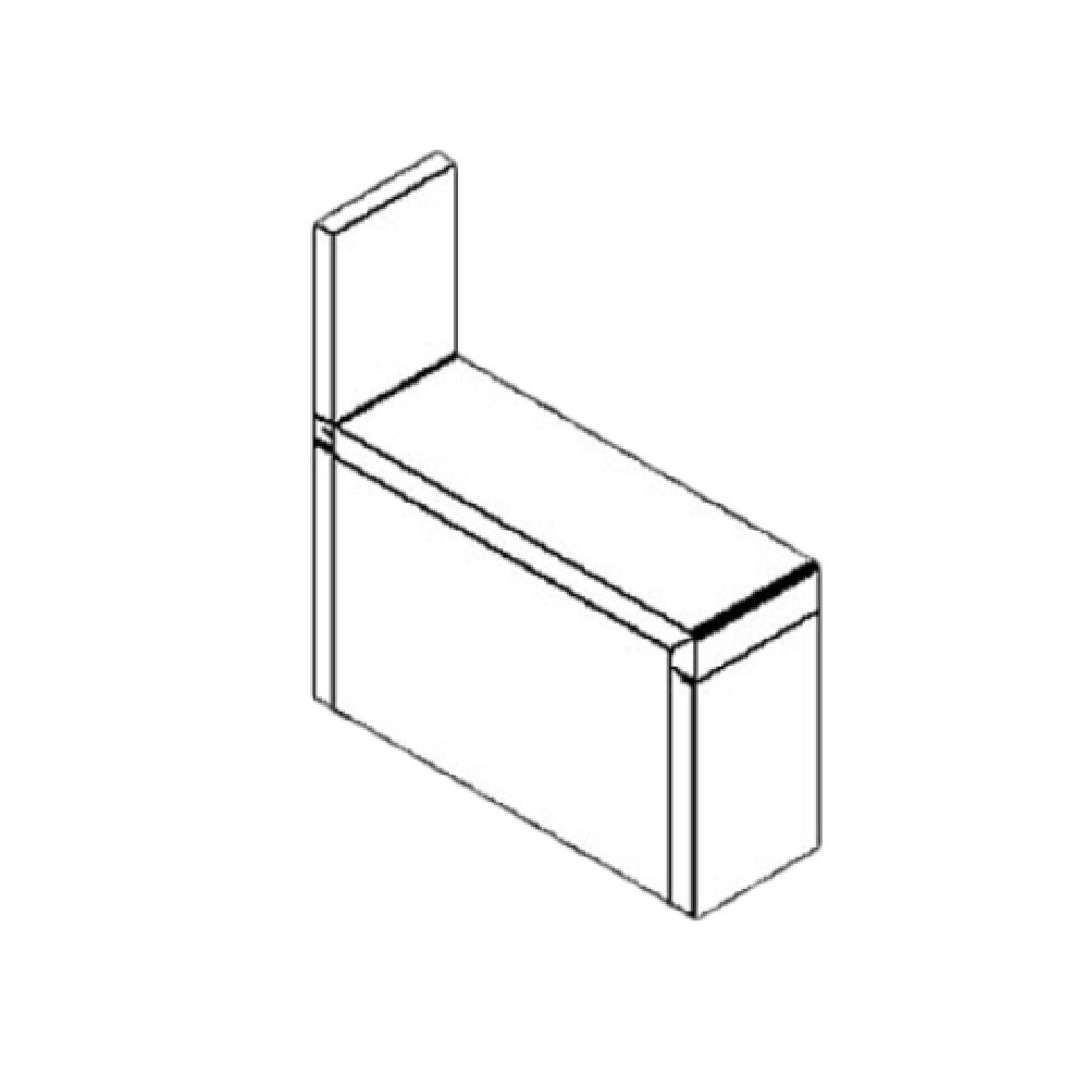 Perlick TS6FA TS Series Filler Section 6" With Flat Top