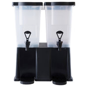 Omcan 81121 (81121) Juice & Beverage Dispenser Double (2) 12 Quart Capacity Rectangular Polypropylene Tanks