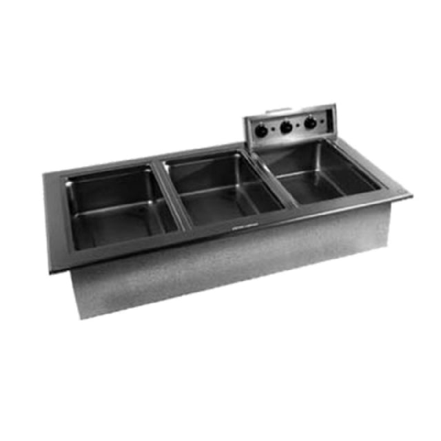 Delfield N8717-D_120/60/1 Drop-In Hot Food Well Unit Electric Individual Pans