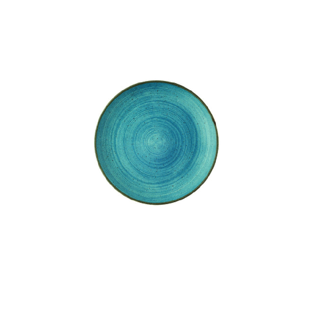 Churchill China SRBEEV101 Coupe Plate 10.25" Dia. Raw Teal Evolve