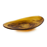 Bon Chef 59026-UMBER Shallow Oval Resin Bowl 7.75" X 5" X 1" Lead Free