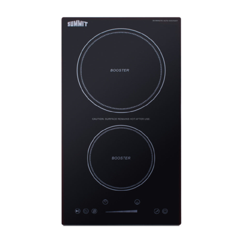 Summit SINCH230V2B Induction Cooktop With Safety Shutoff (1) 1500W 6.25" Element