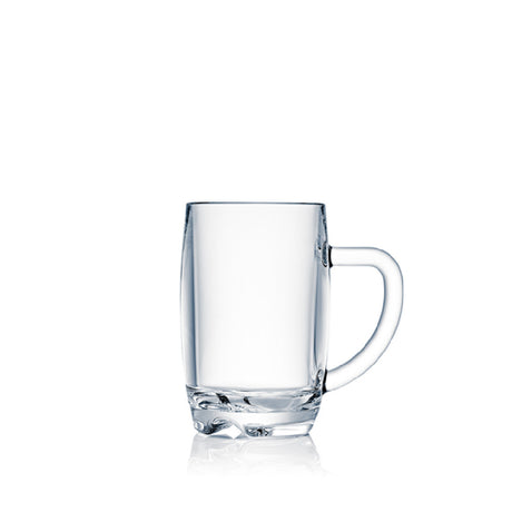 Steelite N113003 Strahl® Vivaldi Beer Mug 15-1/4 Oz. (H 5-3/8" M 5" T 2-1/2" B 2-7/8") Shatter Proof