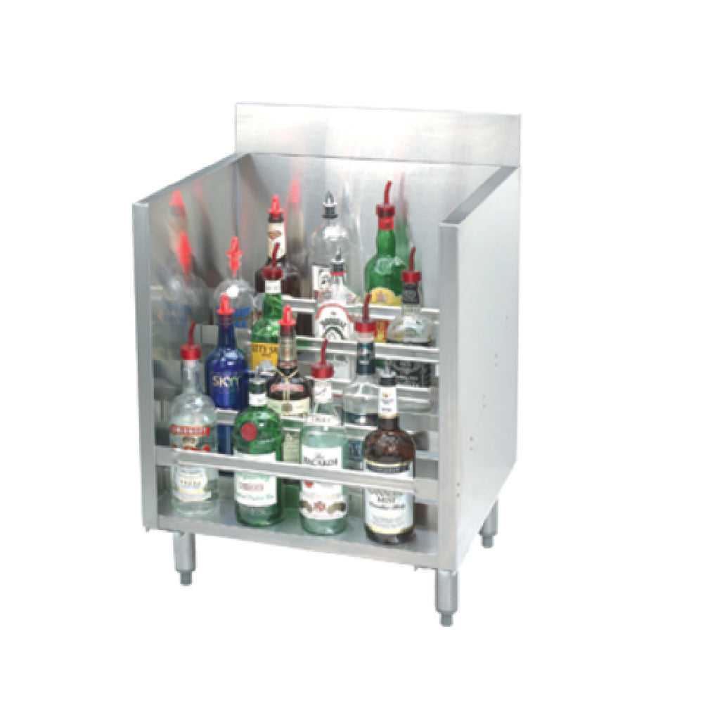 Advance Tabco CRLR-12 Underbar Basics™ Liquor Bottle Display Unit (5) Steps