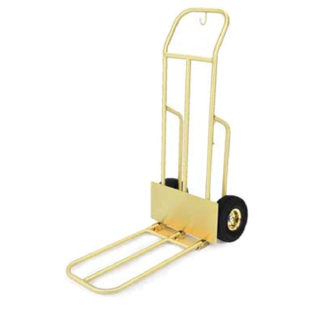 Forbes Industries 1566 Bellman's Handtruck 29"L Fold-up Dropnose 1" Brushed Brass