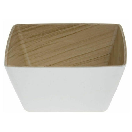 Hubert 14394 - Kalm Collection Bowl, 7-1/2"L X 7-1/2"W X 3-1/2"H, Square