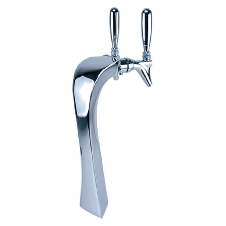 Micro Matic E-G5-2-C-A Edge Draft Tower (2) Faucets Chrome Finish