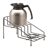 Service Ideas BNPR2 Service Ideas Brew 'N' Pour Decanter Rack Black