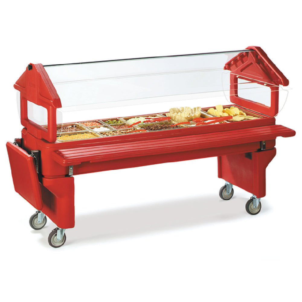 Carlisle 660808 Carlisle SixStar™ Youth Portable Food Bar 6 Ft. Unit 72-1/8"L X 23-11/16"W X 45-1/2"H O.A.