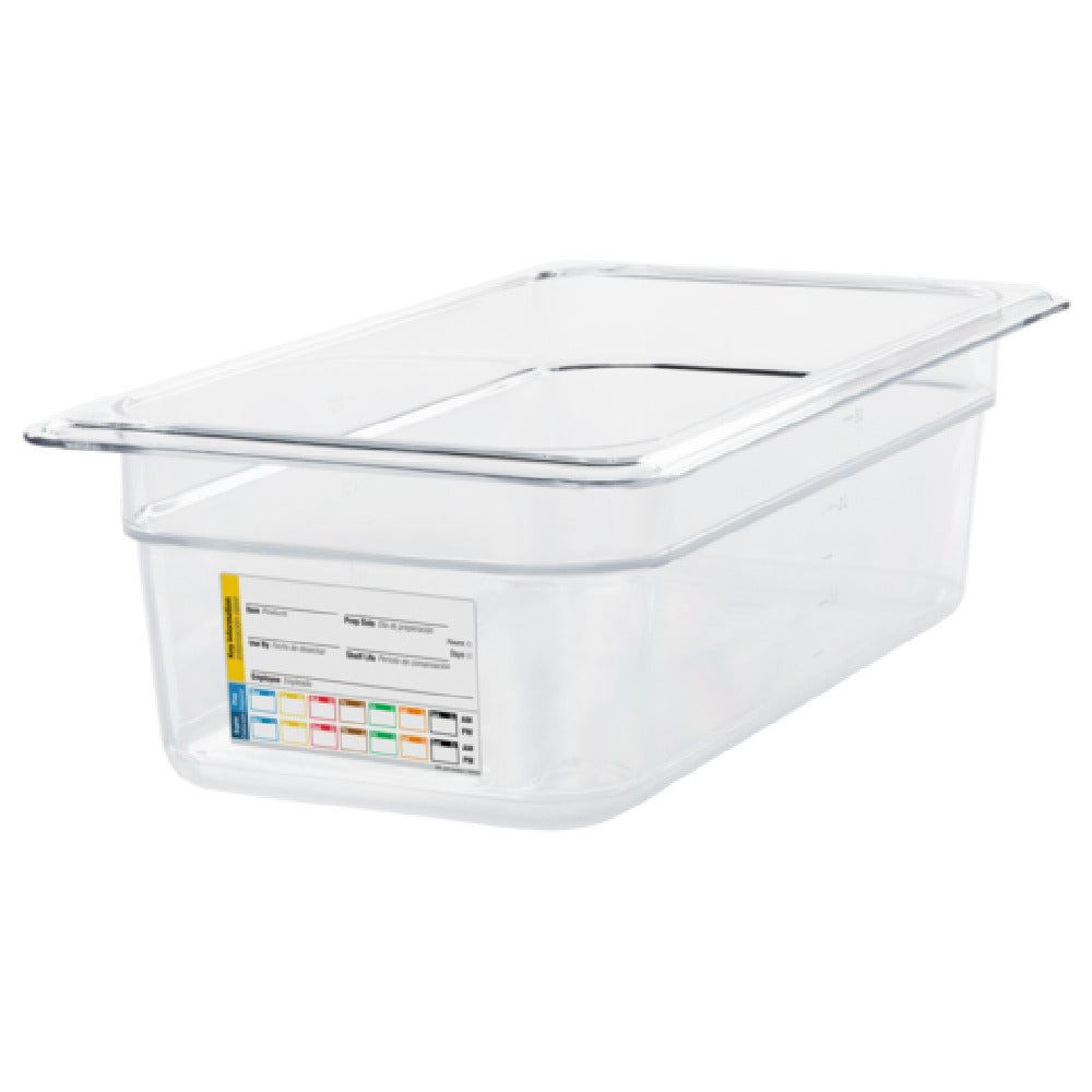 Carlisle 30661IMLUC07 Carlisle StorPlus™ Food Pan 1/3 Size 4" Deep