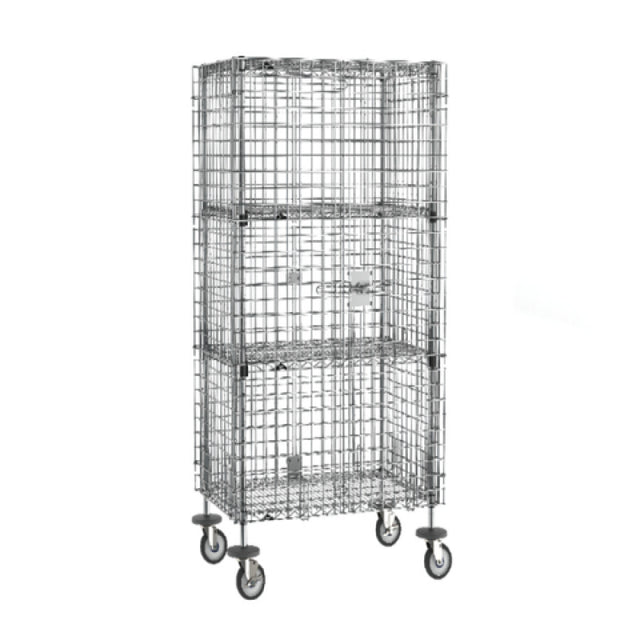 Metro SEC53EC-2EZ - Super Erecta® Security Unit, Mobile, Chrome Plated Finish