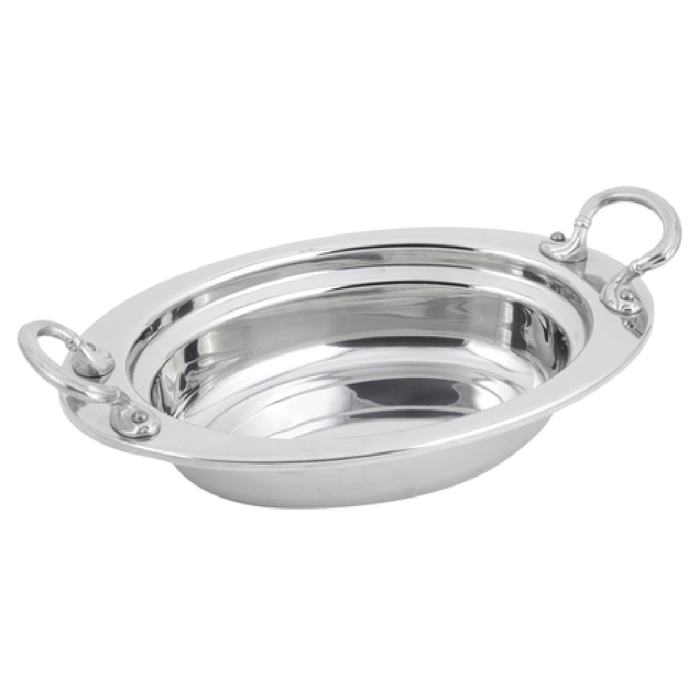 Bon Chef 5204HRSS - Food Pan, Full Oval, 2 Qt. (64 Oz.) Capacity