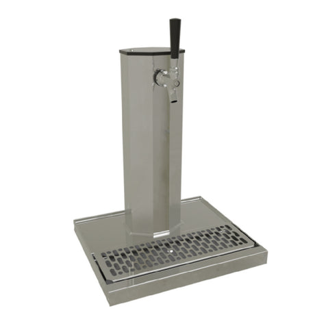 Glastender CT-1-MF Column Draft Dispensing Tower Countertop (1) Stainless Steel Faucet (handle Not Included)