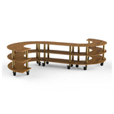 Steelite MGCMSB02BBXW - Medium S Buffet Station, 129.0" X 141.0" X 35.0", Modular