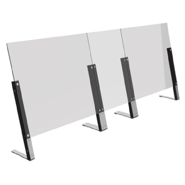 Steelite MGCDVO05CSAS Mogogo Buffet Solutions V-Shield 90"L X 35-1/2"H Extra Wide